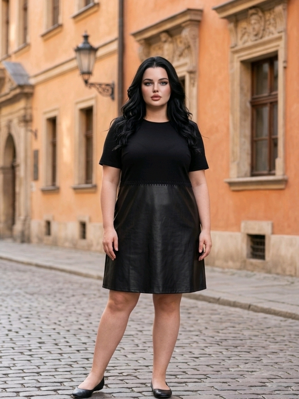 Zara Black Crewneck Top